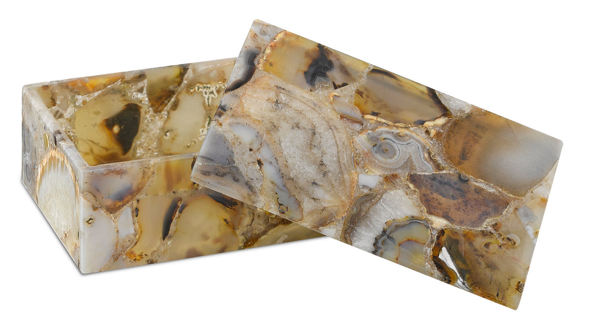 Currey and Company - 1200-0173 - Box - Malaga Collection - Black Agate