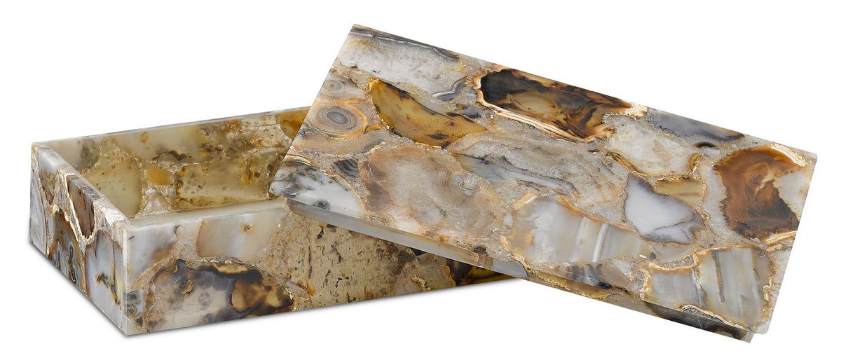 Currey and Company - 1200-0174 - Box - Malaga Collection - Black Agate