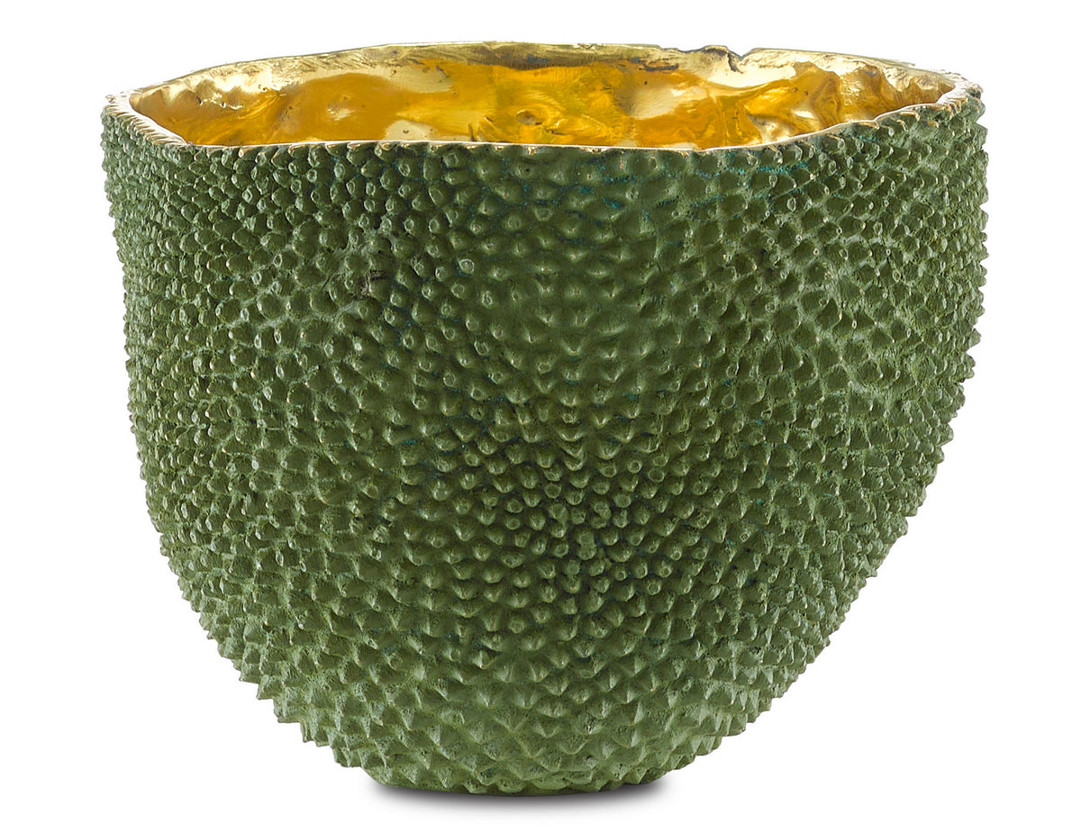 Currey and Company - 1200-0289 - Vase - Jackfruit Collection - Green/Gold