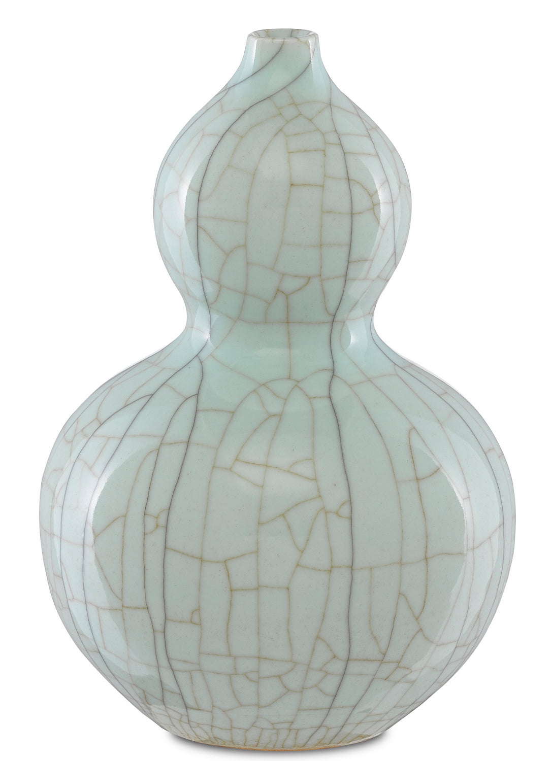 Currey and Company - 1200-0334 - Vase - Maiping Collection - Celadon Crackle