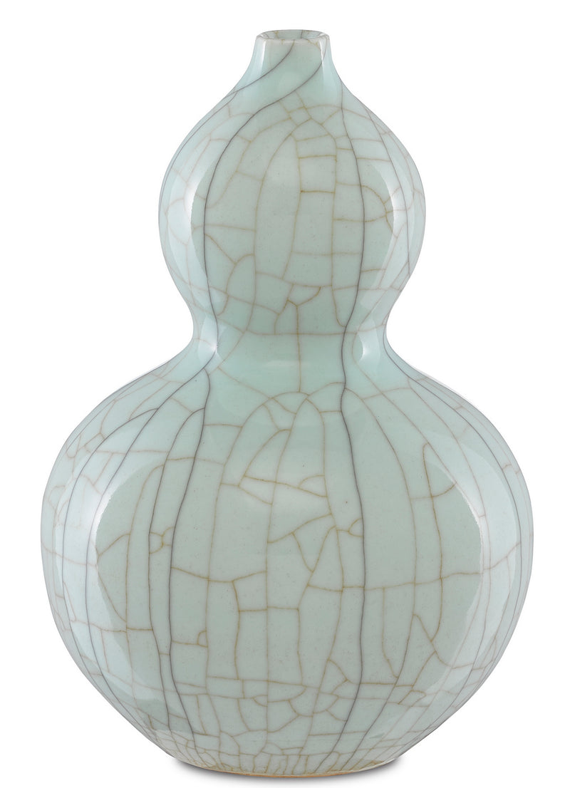 Currey and Company - 1200-0334 - Vase - Maiping Collection - Celadon Crackle