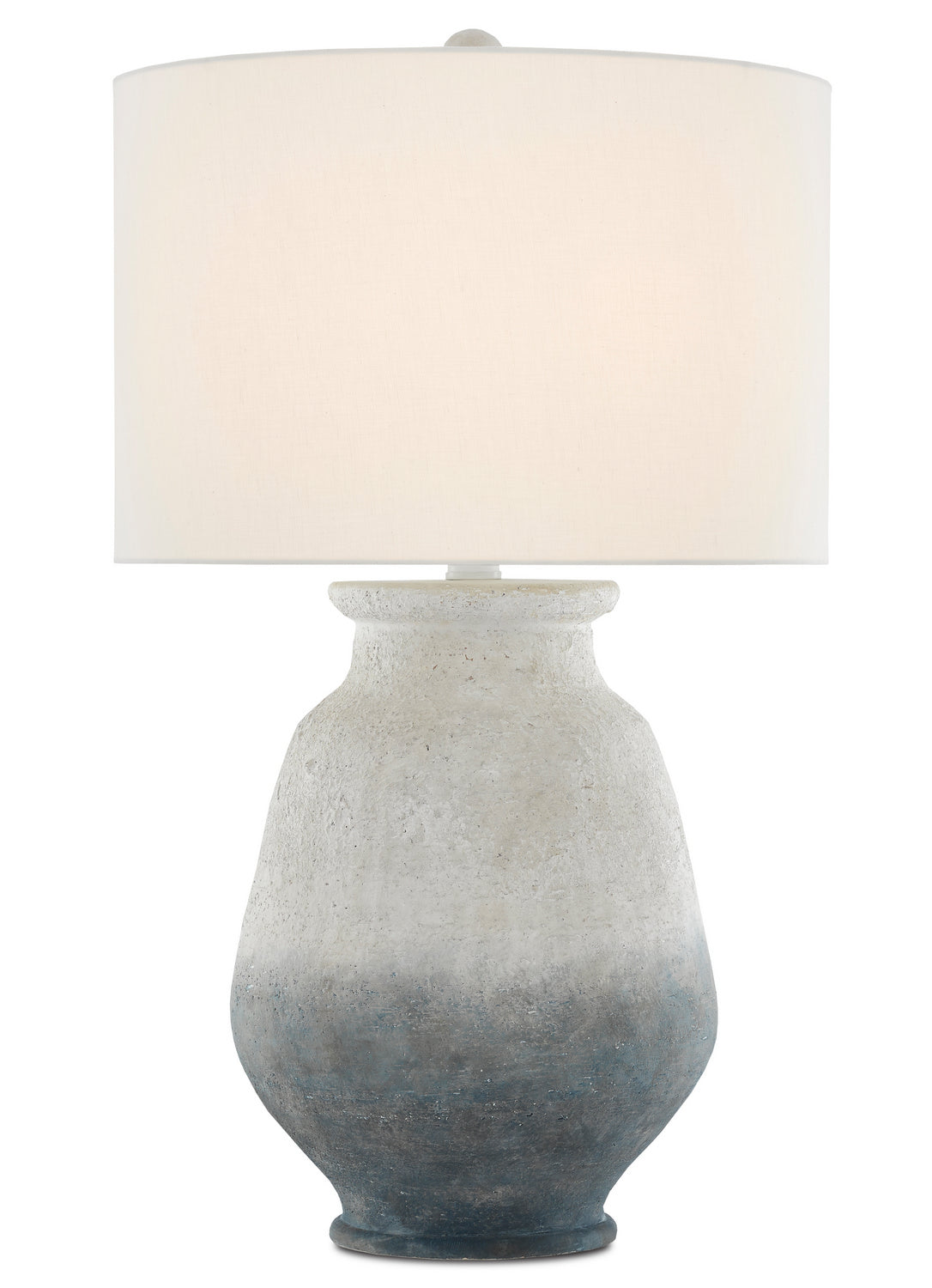 Currey and Company - 6000-0538 - One Light Table Lamp - Cazalet Table Lamp - Ash Ivory/Blue/Acrylic White
