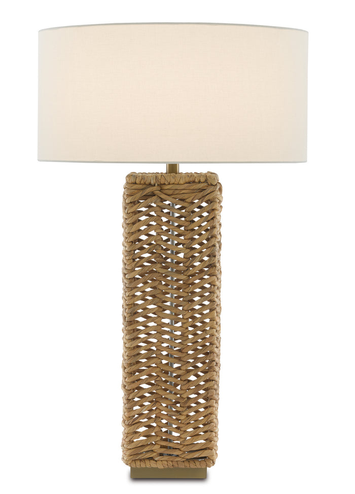 Currey and Company One Light Table Lamp from the Torquay collection in Natural finish