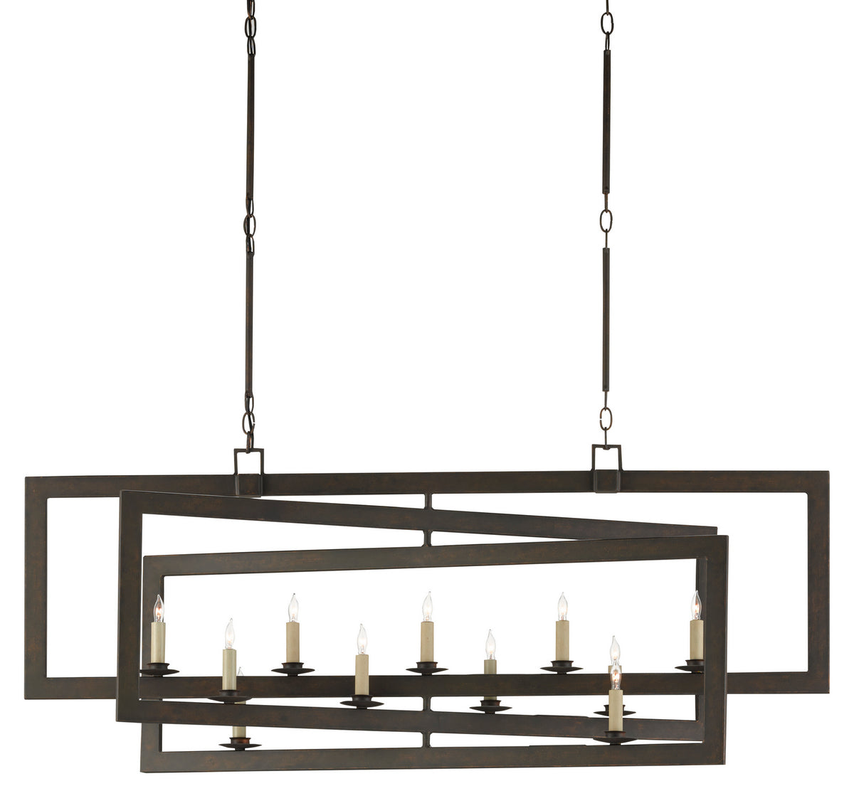 Currey and Company - 9000-0525 - 11 Light Chandelier - Middleton Collection - Bronze Gold