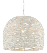 Currey and Company - 9000-0623 - Three Light Chandelier - Piero Collection - White