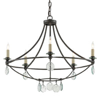 Currey and Company - 9000-0641 - Five Light Chandelier - Novella Collection - Mayfair