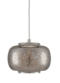 Currey and Company - 9000-0688 - One Light Pendant - Pepper Collection - Nickel