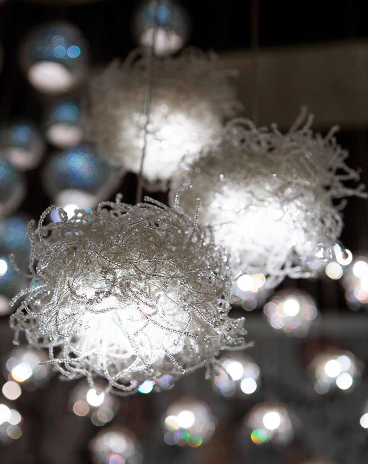 Currey and Company - 9000-0695 - One Light Pendant - Birds Nest Collection - Clear
