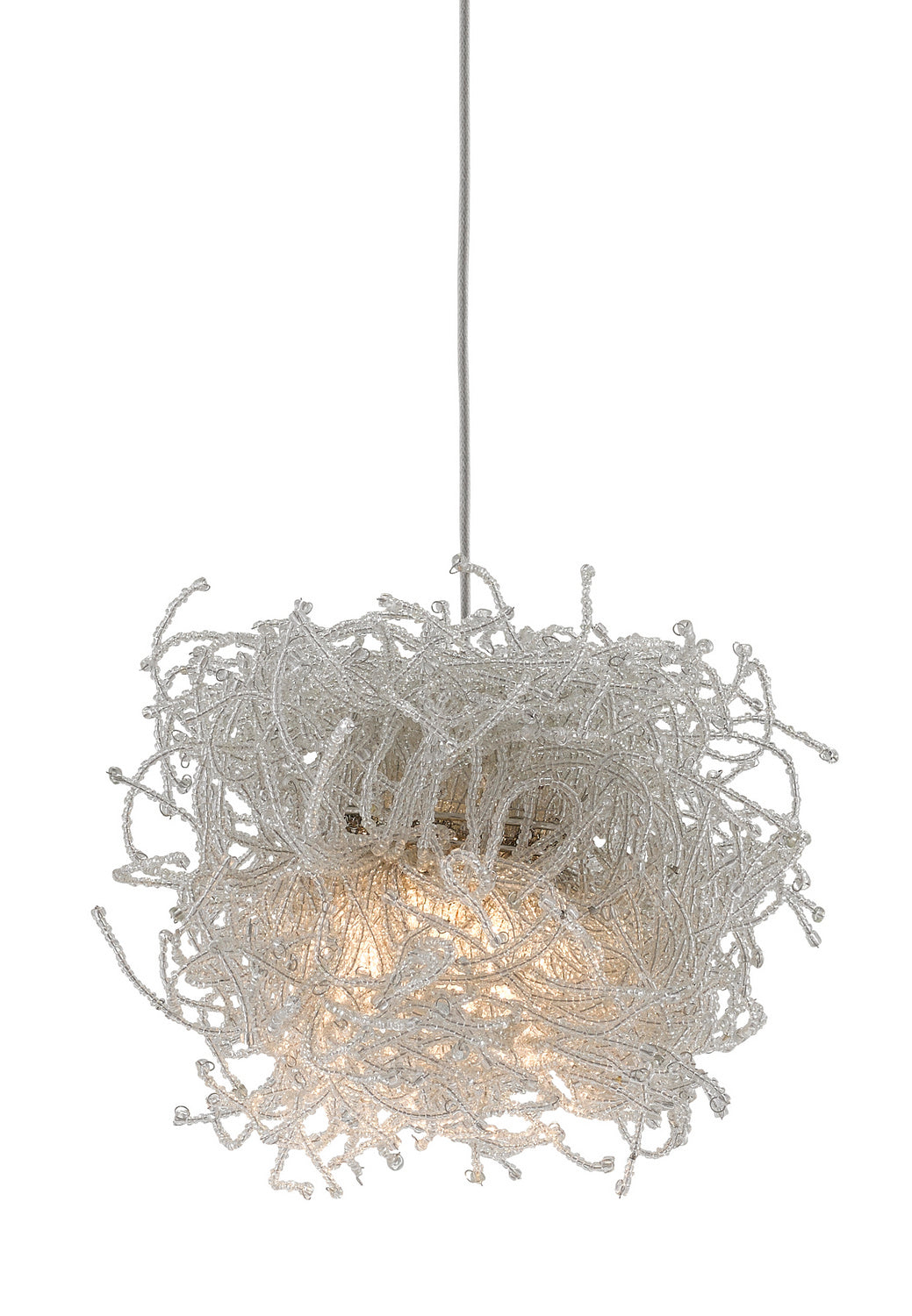 Currey and Company - 9000-0695 - One Light Pendant - Birds Nest Collection - Clear