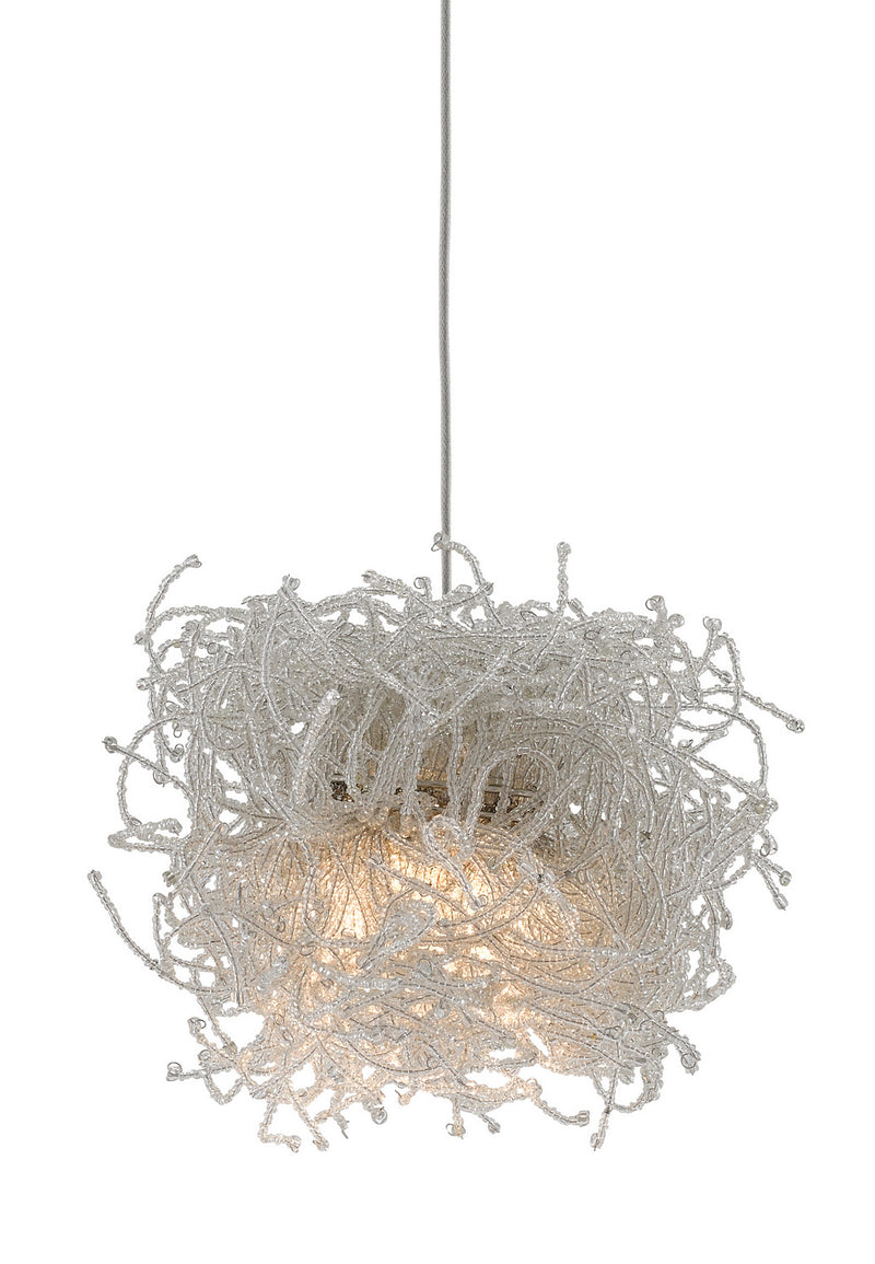 Currey and Company - 9000-0695 - One Light Pendant - Birds Nest Collection - Clear