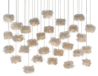 Currey and Company - 9000-0700 - 30 Light Pendant - Birds Nest Collection - Clear