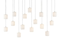 Currey and Company - 9000-0713 - 15 Light Pendant - Dove Collection - White