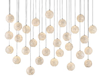Currey and Company - 9000-0721 - 30 Light Pendant - Finhorn Collection - Pearl