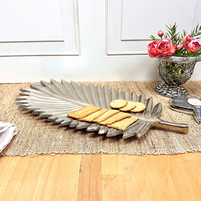 Design Shop Aluminum Leaf Tray
