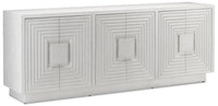 Currey and Company - 3000-0152 - Credenza - Morombe Collection - Cerused White