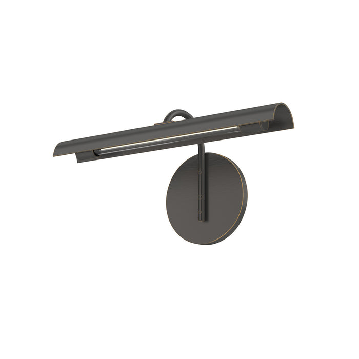 Alora LED Bathroom Fixture from the Astrid collection in Metal Shade/Urban Bronze|Metal Shade/Vintage Brass finish