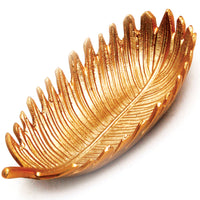 Design Shop Textured Curled Gold Leaf Bowl