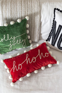 Design Shop Red Claus Pillow Case, 21"x 12".