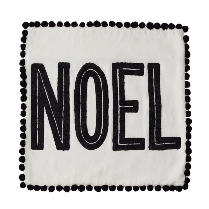 Design Shop White Claus Pillow Case, 20"x 20".