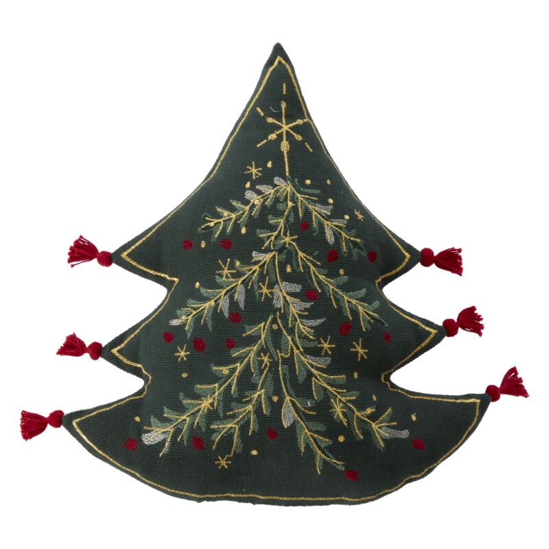 Design Shop Nutcracker'S Waltz Pillow Green