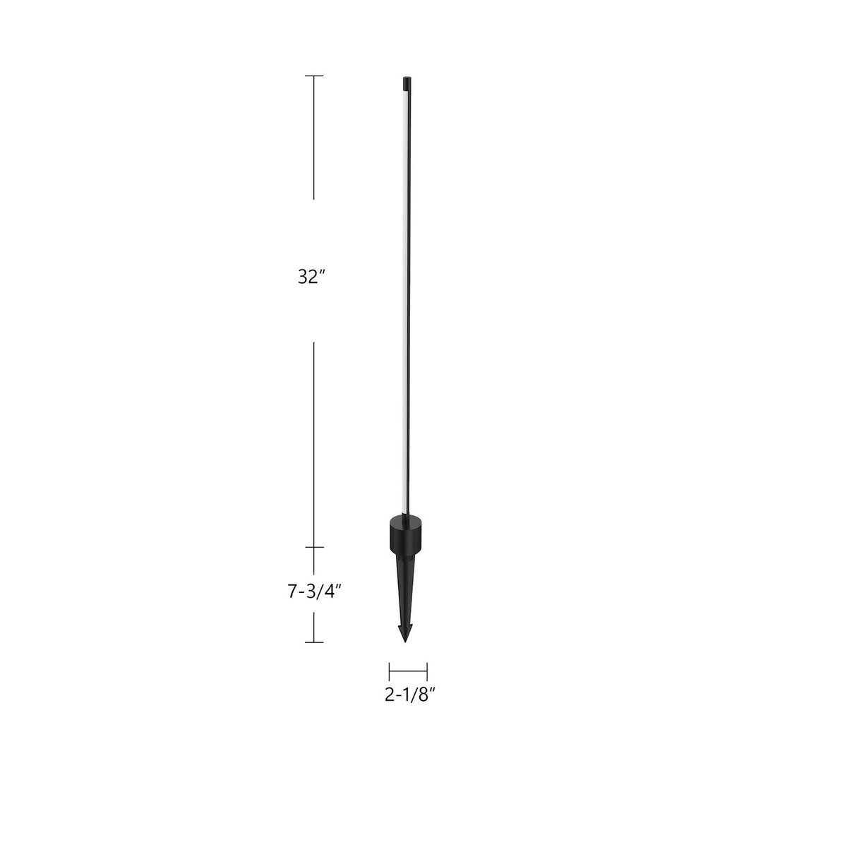 Kuzco Lighting - EG26730-BK - LED Garden Light - Dorian - Black