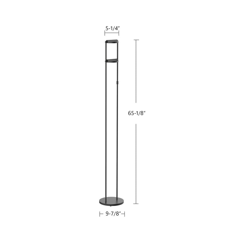 Kuzco Lighting - FL72268-BK - LED Floor Lamp - Novel - Black