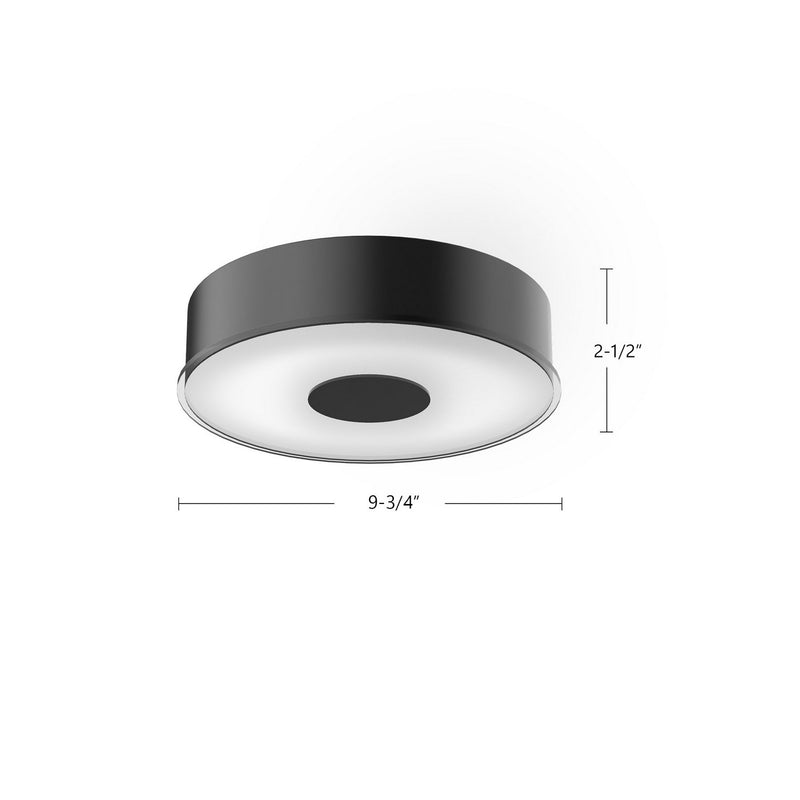 Kuzco Lighting - FM7610-BK - LED Flush Mount - Parker - Black