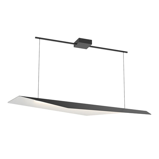 Kuzco Lighting LED Island Pendant from the Taro collection in Black/White finish