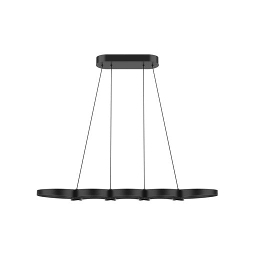 Kuzco Lighting - LP90838-BK - LED Island Pendant - Maestro - Black