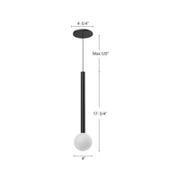 Kuzco Lighting - PD15518-BK - LED Pendant - Elixir - Black