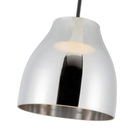 Kuzco Lighting - PD62012-BK/CH - LED Pendant - Trinity - Black/Chrome