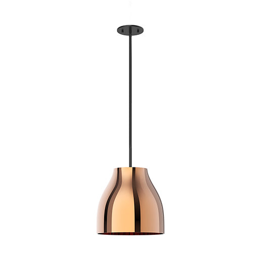 Kuzco Lighting - PD62012-BK/CP - LED Pendant - Trinity - Black/Copper