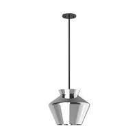 Kuzco Lighting - PD62013-BK/CH - LED Pendant - Trinity - Black/Chrome