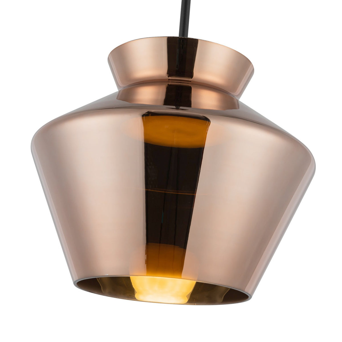 Kuzco Lighting - PD62013-BK/CP - LED Pendant - Trinity - Black/Copper