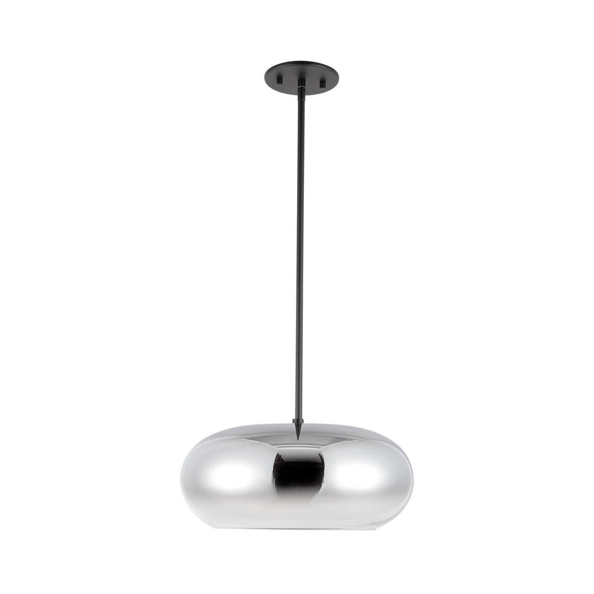 Kuzco Lighting - PD62014-BK/CH - LED Pendant - Trinity - Black/Chrome