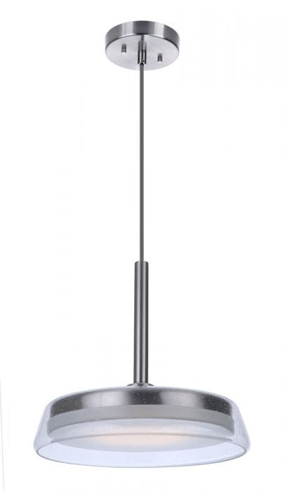 Craftmade LED Pendant from the Centric collection in Brushed Polished Nickel finish