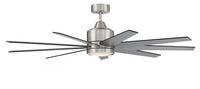 Craftmade - CHP60BNK9 - 60" Ceiling Fan - Champion - Brushed Polished Nickel