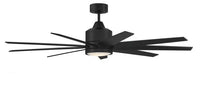 Craftmade - CHP60FB9 - 60" Ceiling Fan - Champion Indoor/Ourdoor - Flat Black