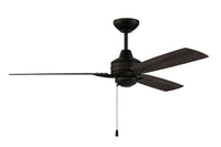 Craftmade - MOT52FB3 - 52" Ceiling Fan - Moto Indoor/Outdoor - Flat Black