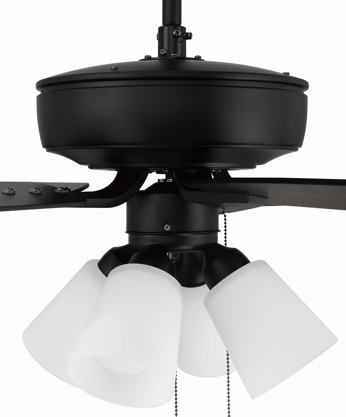 Craftmade - P114FB5-52FBGW - 52" Ceiling Fan - Pro Plus 114 - Flat Black