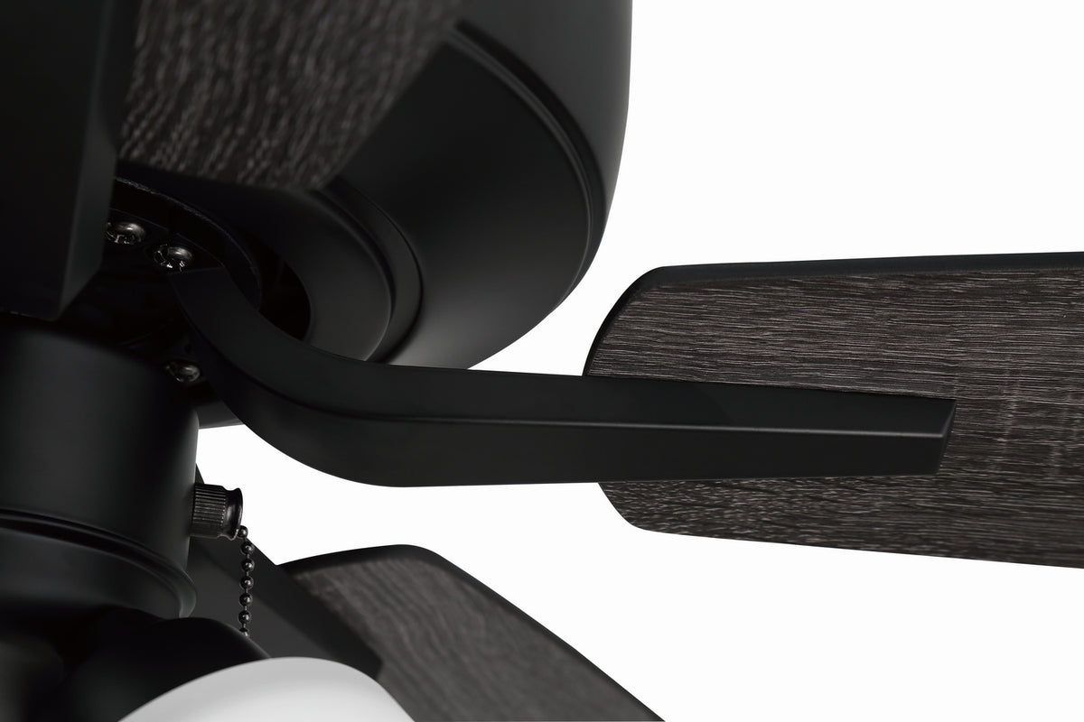 Craftmade - P114FB5-52FBGW - 52" Ceiling Fan - Pro Plus 114 - Flat Black