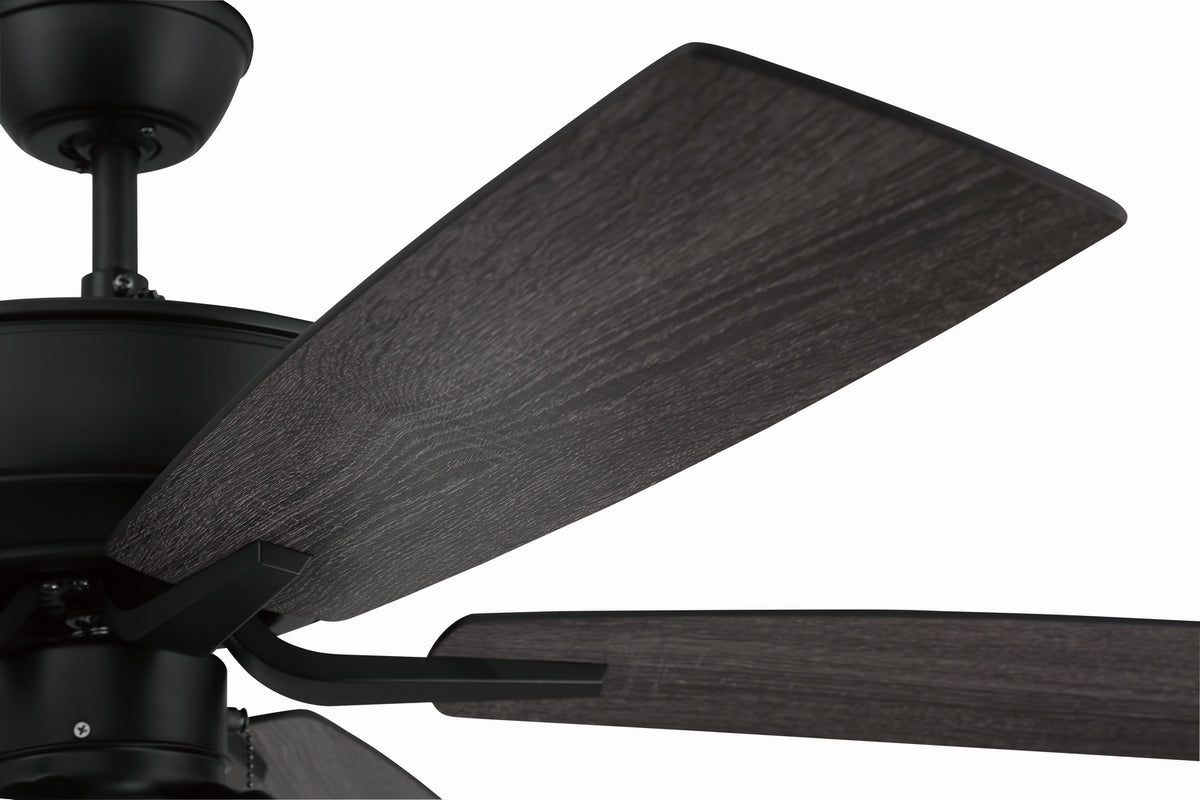 Craftmade - P114FB5-52FBGW - 52" Ceiling Fan - Pro Plus 114 - Flat Black