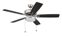 Craftmade - P119BN5-52BNGW - 52" Ceiling Fan - Pro Plus 119 - Brushed Nickel
