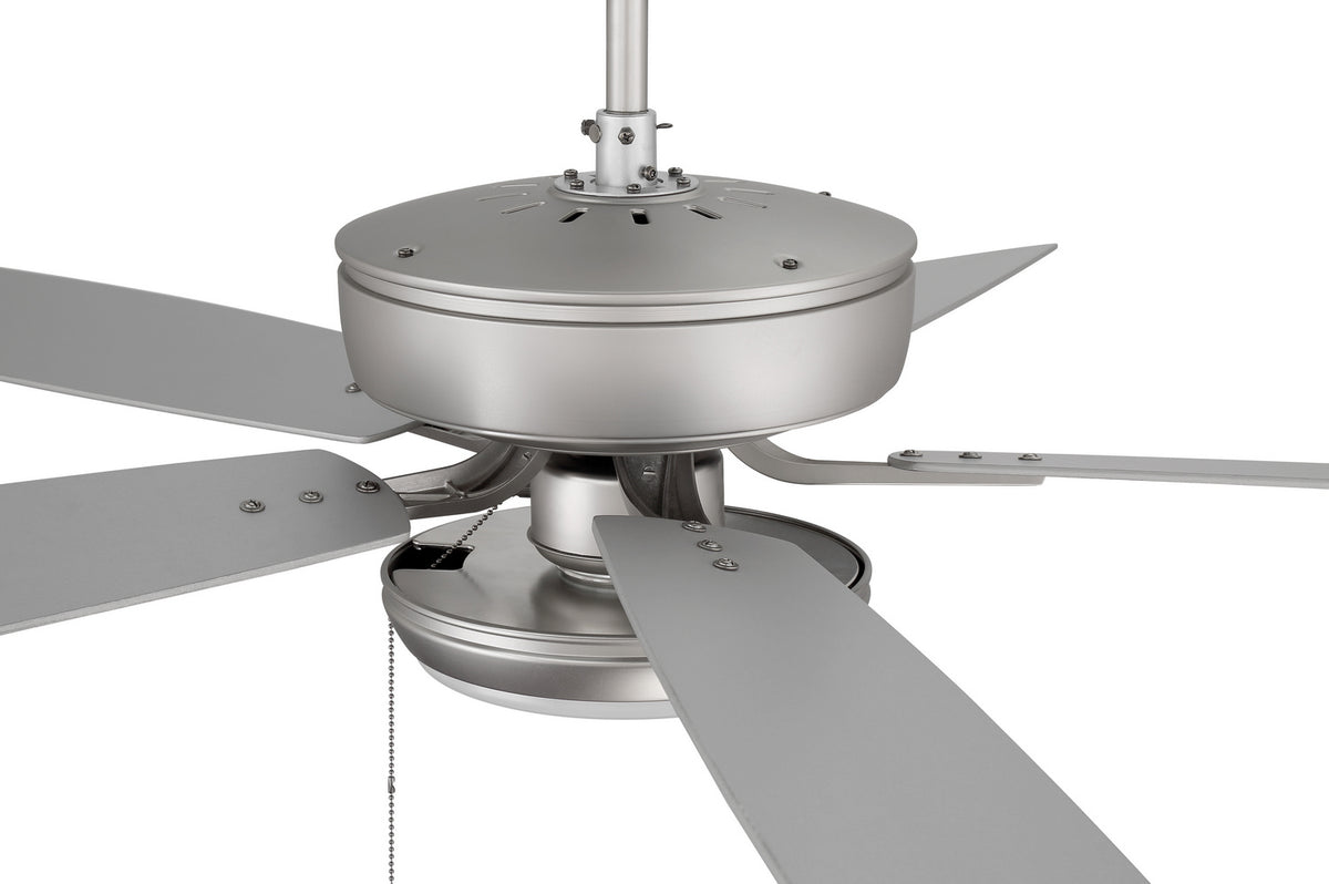 Craftmade - P119BN5-52BNGW - 52" Ceiling Fan - Pro Plus 119 - Brushed Nickel