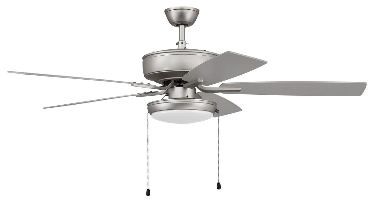 Craftmade - P119BN5-52BNGW - 52" Ceiling Fan - Pro Plus 119 - Brushed Nickel