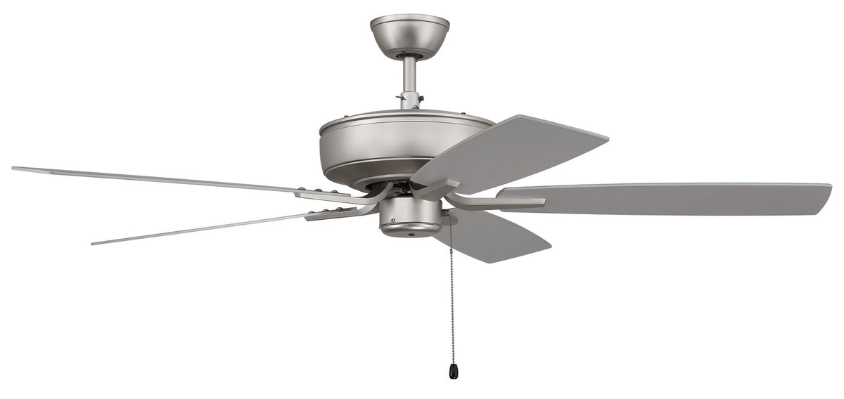 Craftmade - P52BN5-52BNGW - 52" Ceiling Fan - Pro Plus 52 Fan - Brushed Nickel