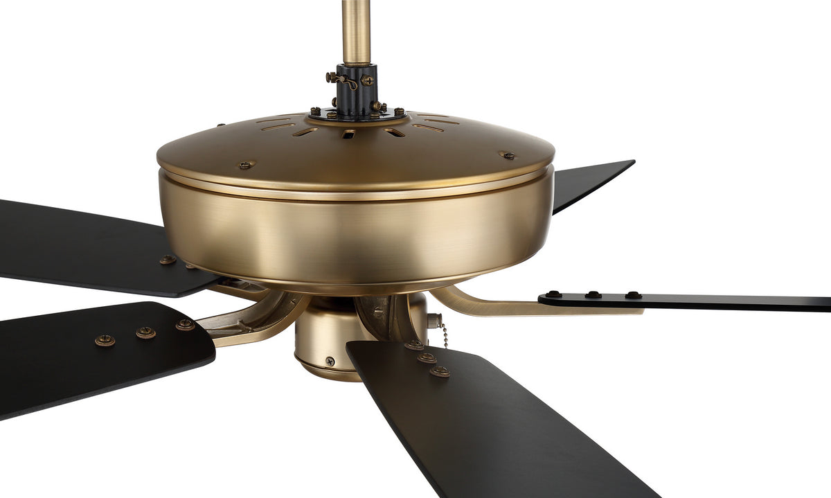 Craftmade - P52SB5-52BWNFB - 52" Ceiling Fan - Pro Plus 52 Fan - Satin Brass