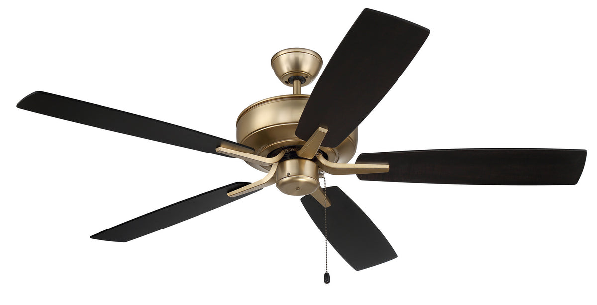 Craftmade - P52SB5-52BWNFB - 52" Ceiling Fan - Pro Plus 52 Fan - Satin Brass