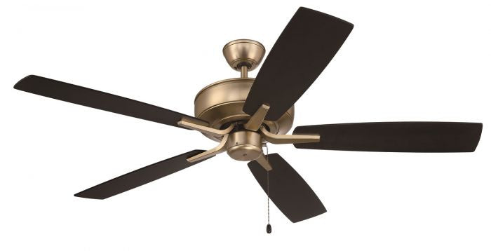 Craftmade - P52SB5-52BWNFB - 52" Ceiling Fan - Pro Plus 52 Fan - Satin Brass