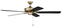 Craftmade - S60SB5-60BWNFB - 60" Ceiling Fan - Super Pro 60 - Satin Brass